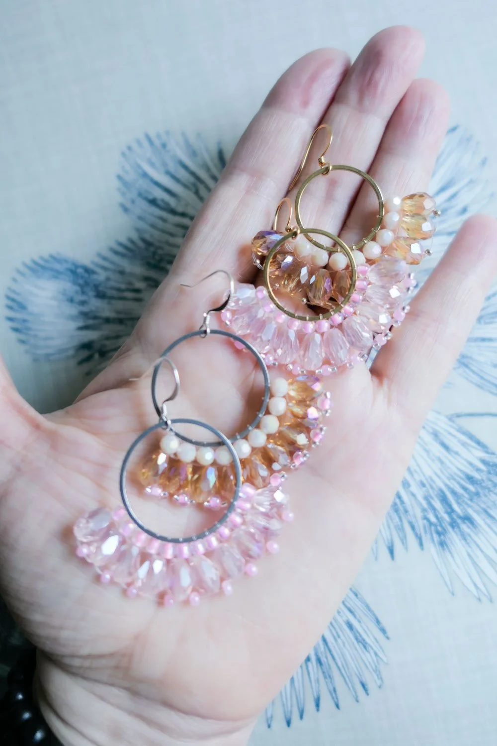 Shy Sunbeam Glass Bead Earrings
