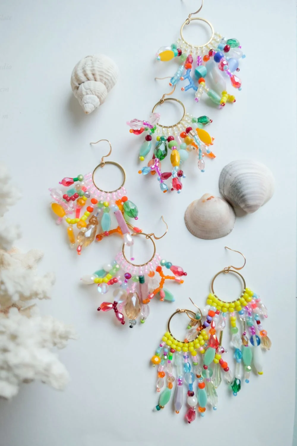 What a Mess! Glass Bead Earrings (M)