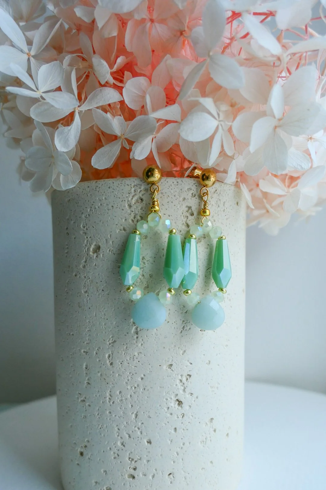 Spring Serenity Aquamarine Earrings