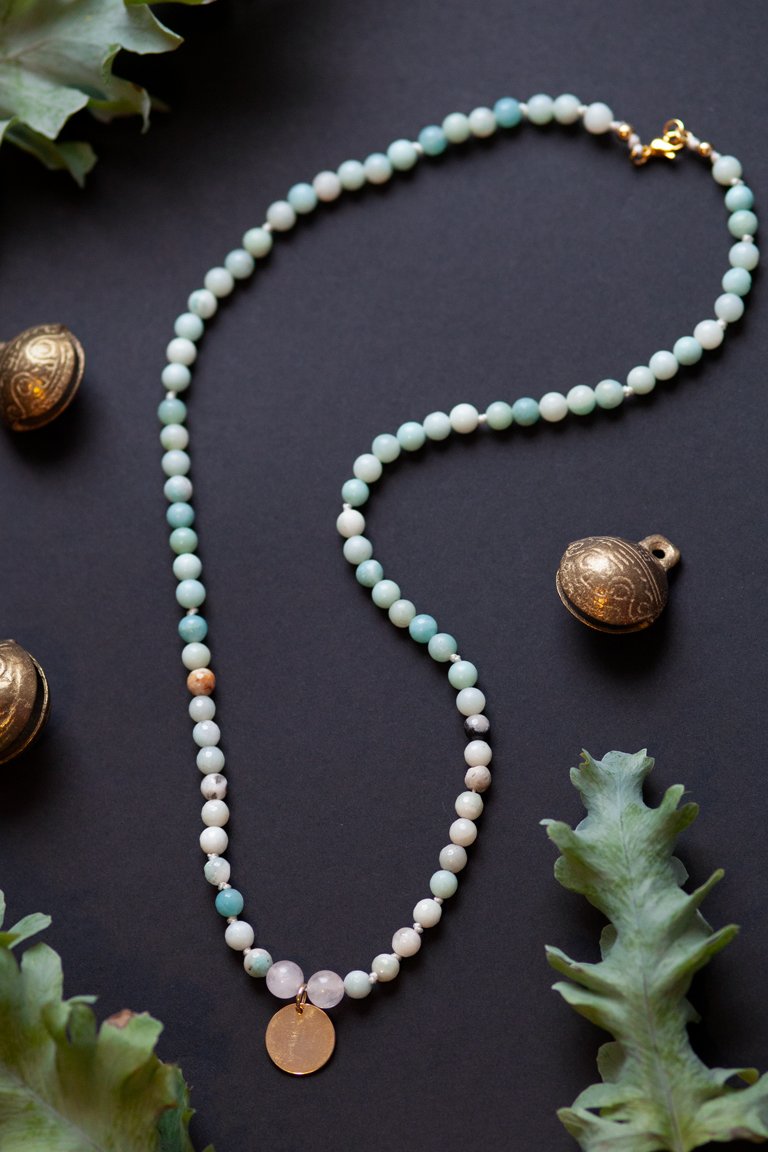Harmony of Mind Amazonite Necklace