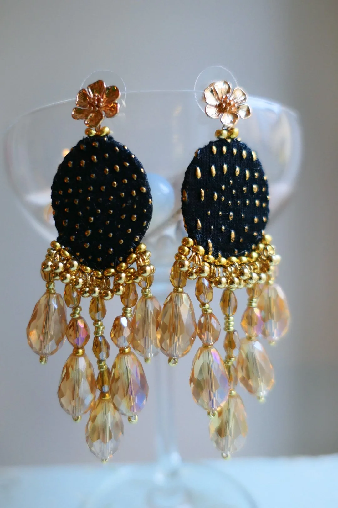 Sparkling Night Earrings