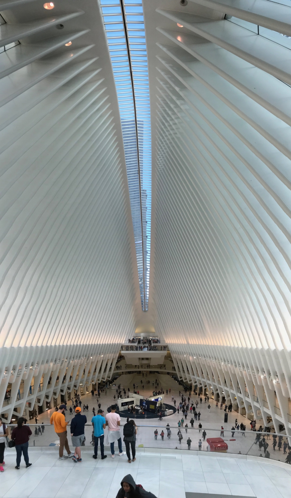 Inside the Oculus. A train station? A mall? A monument?
