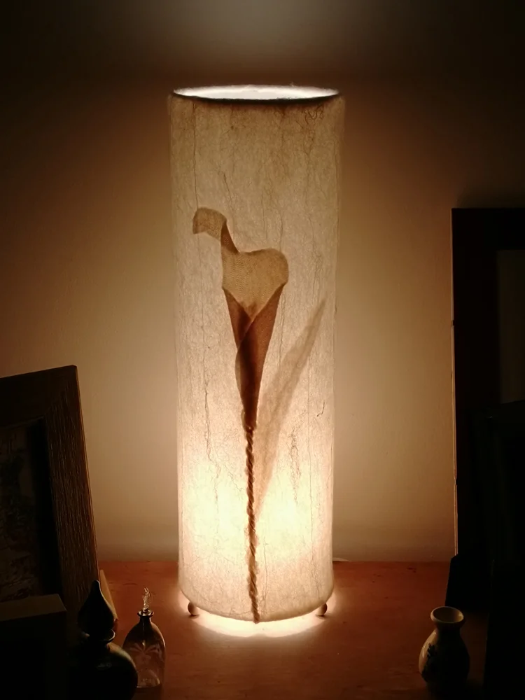 Tall Calla Lily Lamp