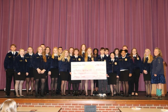 Rantoul HS FFA Donation