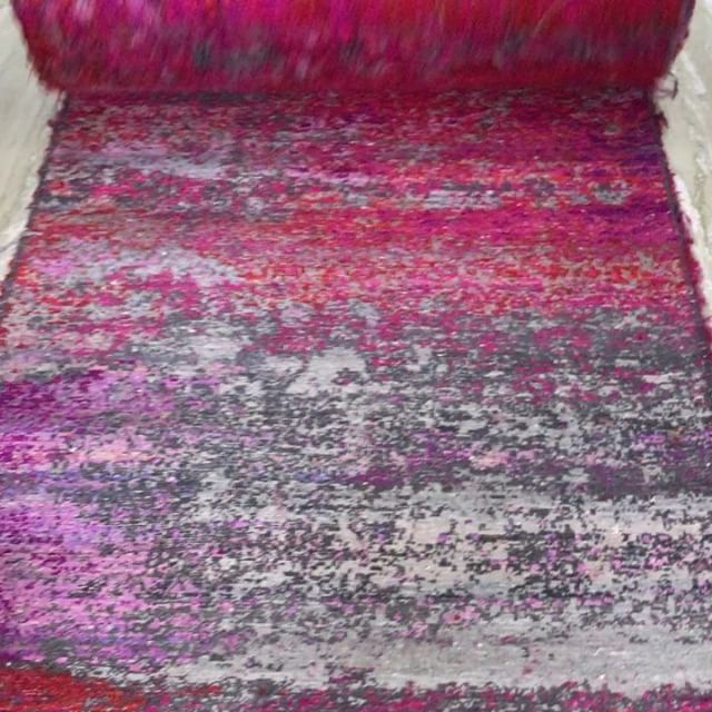 So in Love with this heavenly pink cocktail of sari silk. Can you believe this is only the back? I can&rsquo;t!!!! #organiclooms #buylocal #scottsdale #chicago #denver #color  #pink #hotpink #silk #custommade #handmade #jaipur #india #craftedgoods