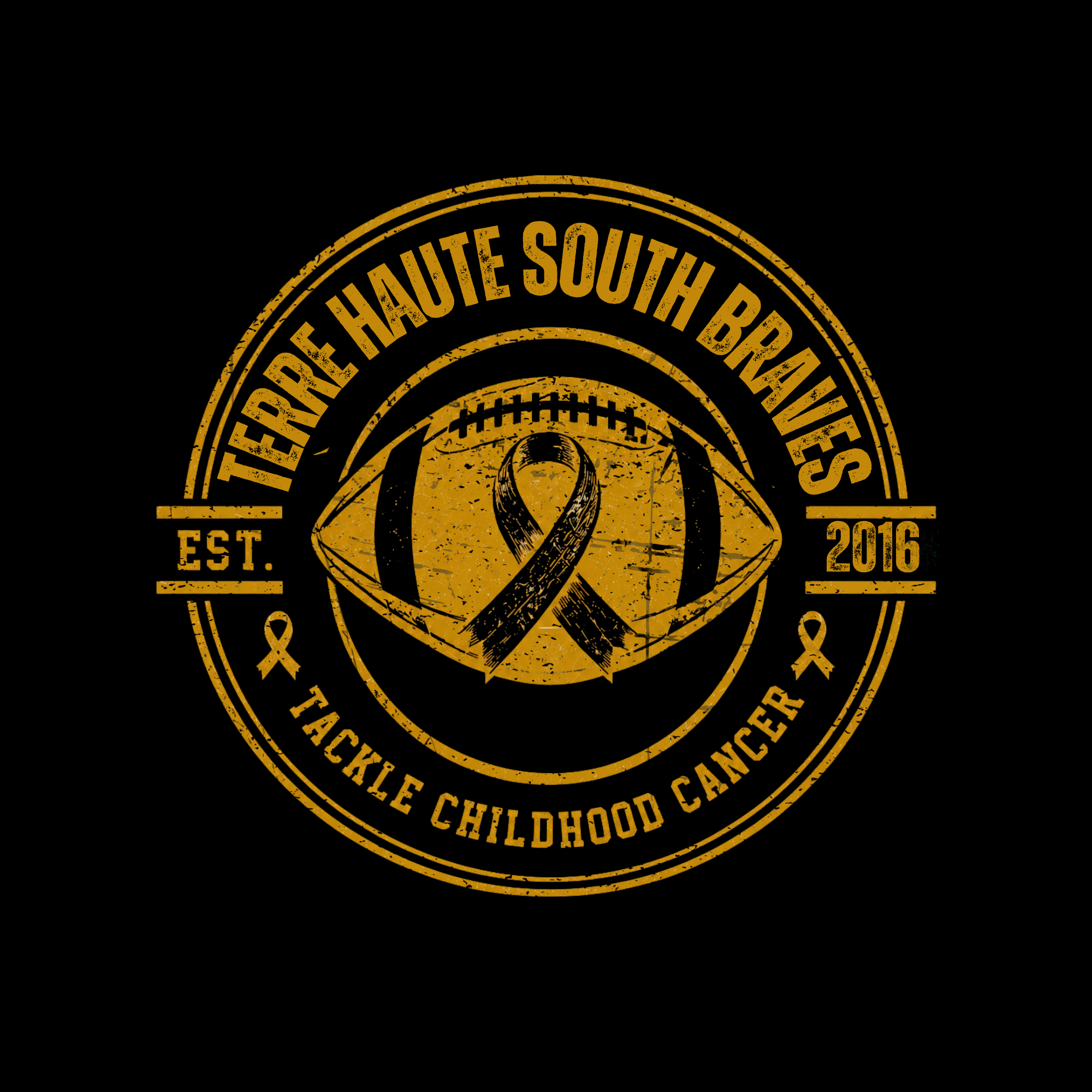 2026 Terre Haute South Braves Tackle Childhood Cancer Merchandise