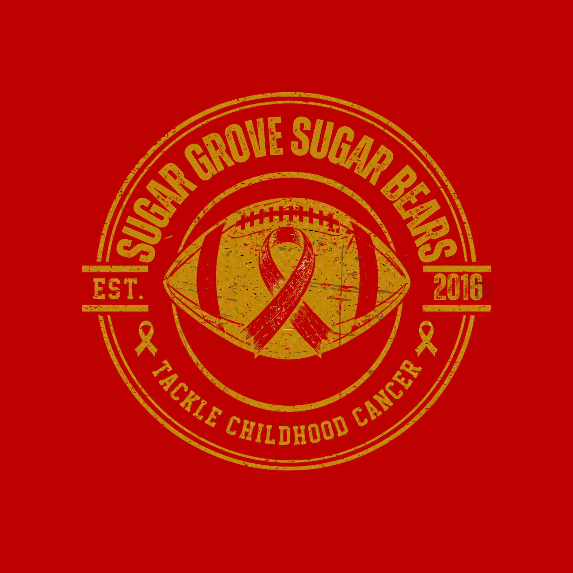 2026 Sugar Grove Sugar Bears Tackle Childhood Cancer Merchandise