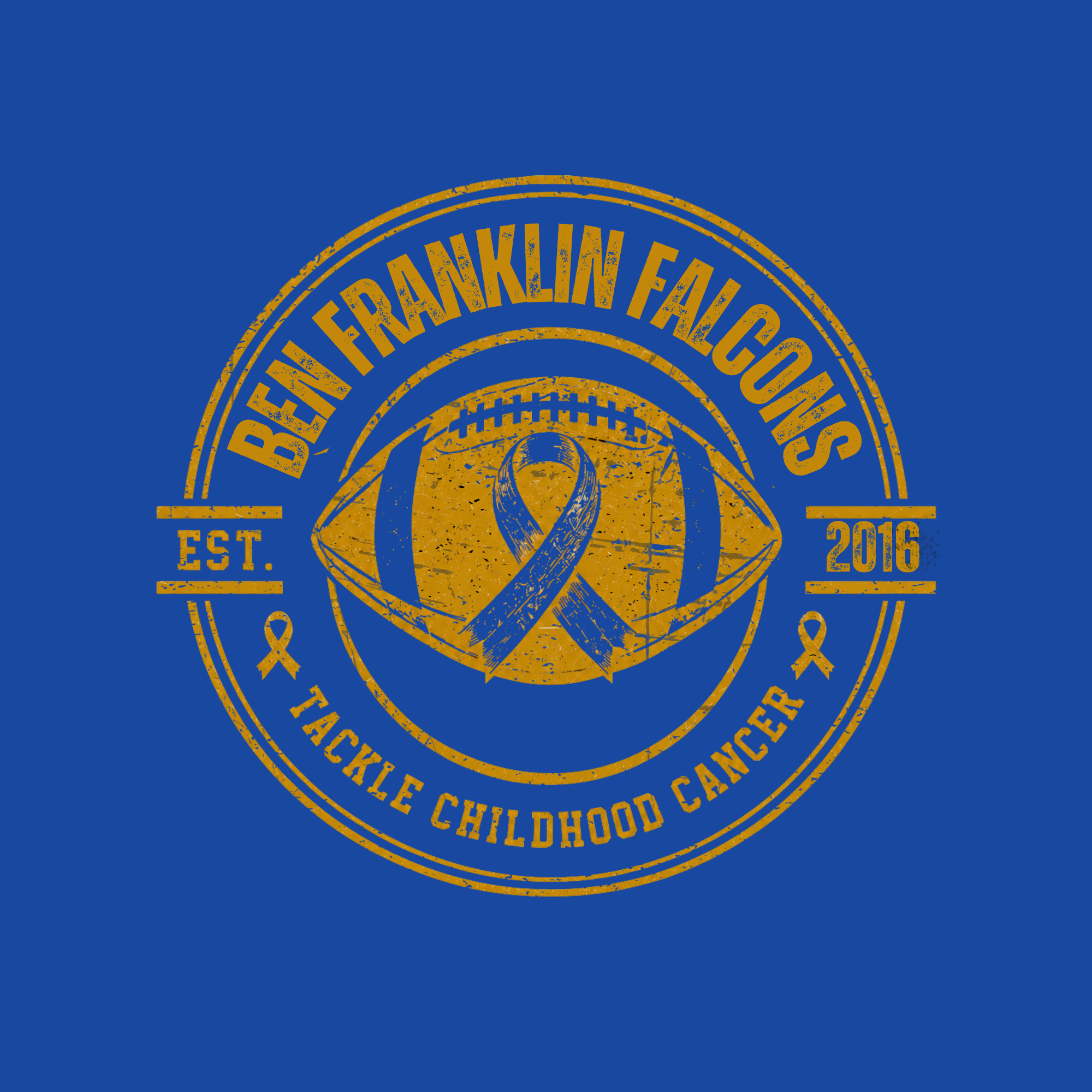 2026 Ben Franklin Falcons Tackle Childhood Cancer Merchandise