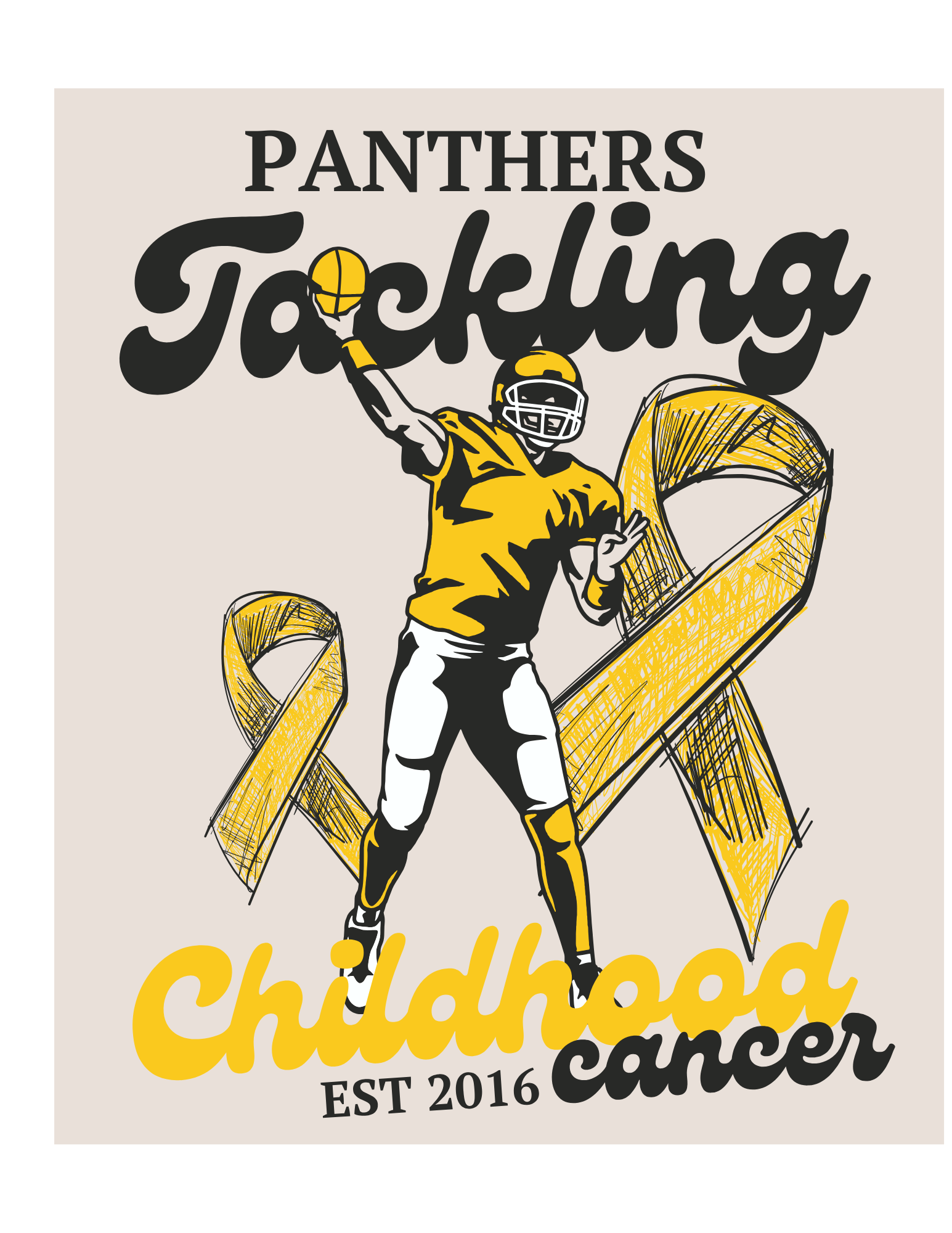 2025 Panthers Tackle Childhood Cancer Merchandise