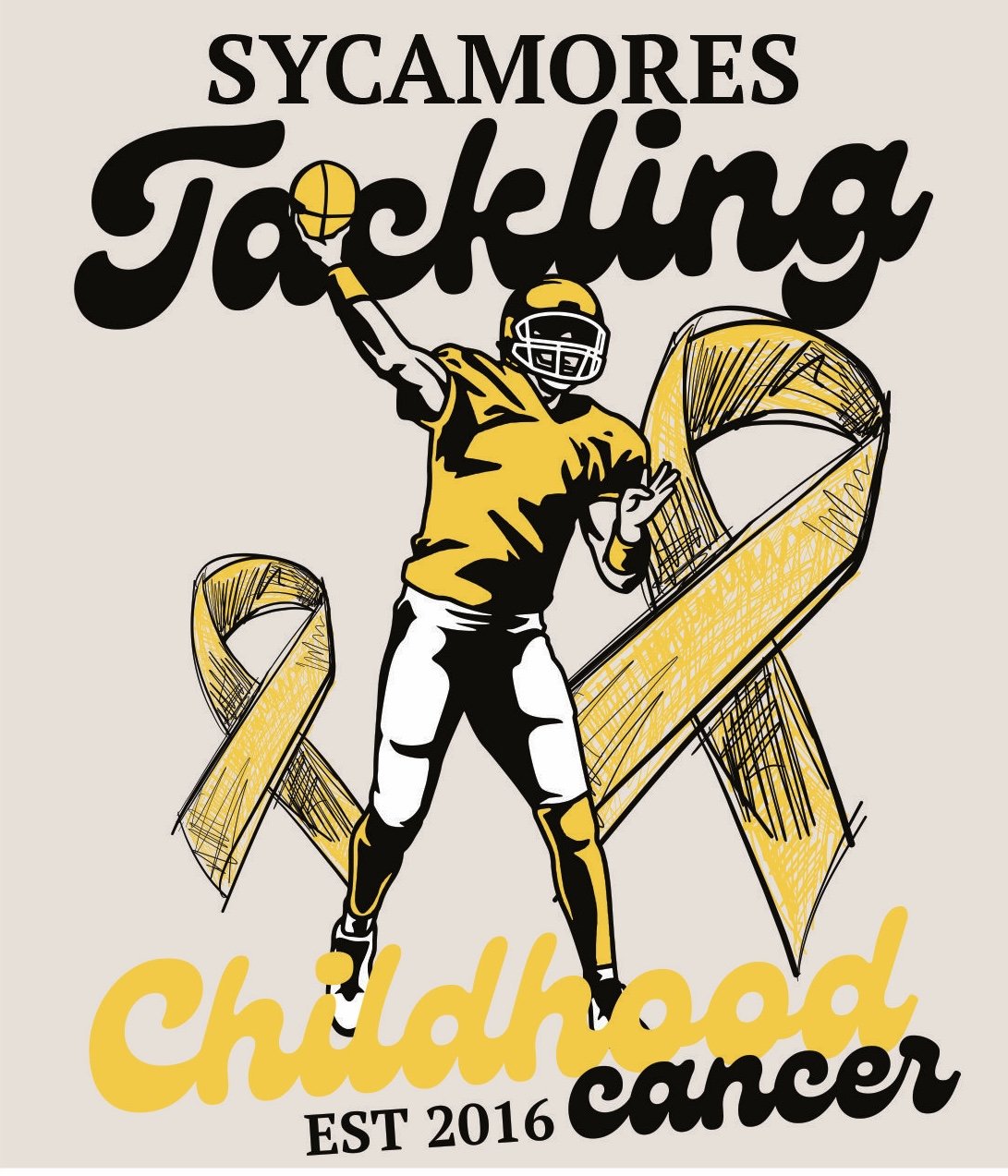 2025 Sycamores Tackle Childhood Cancer Merchandise