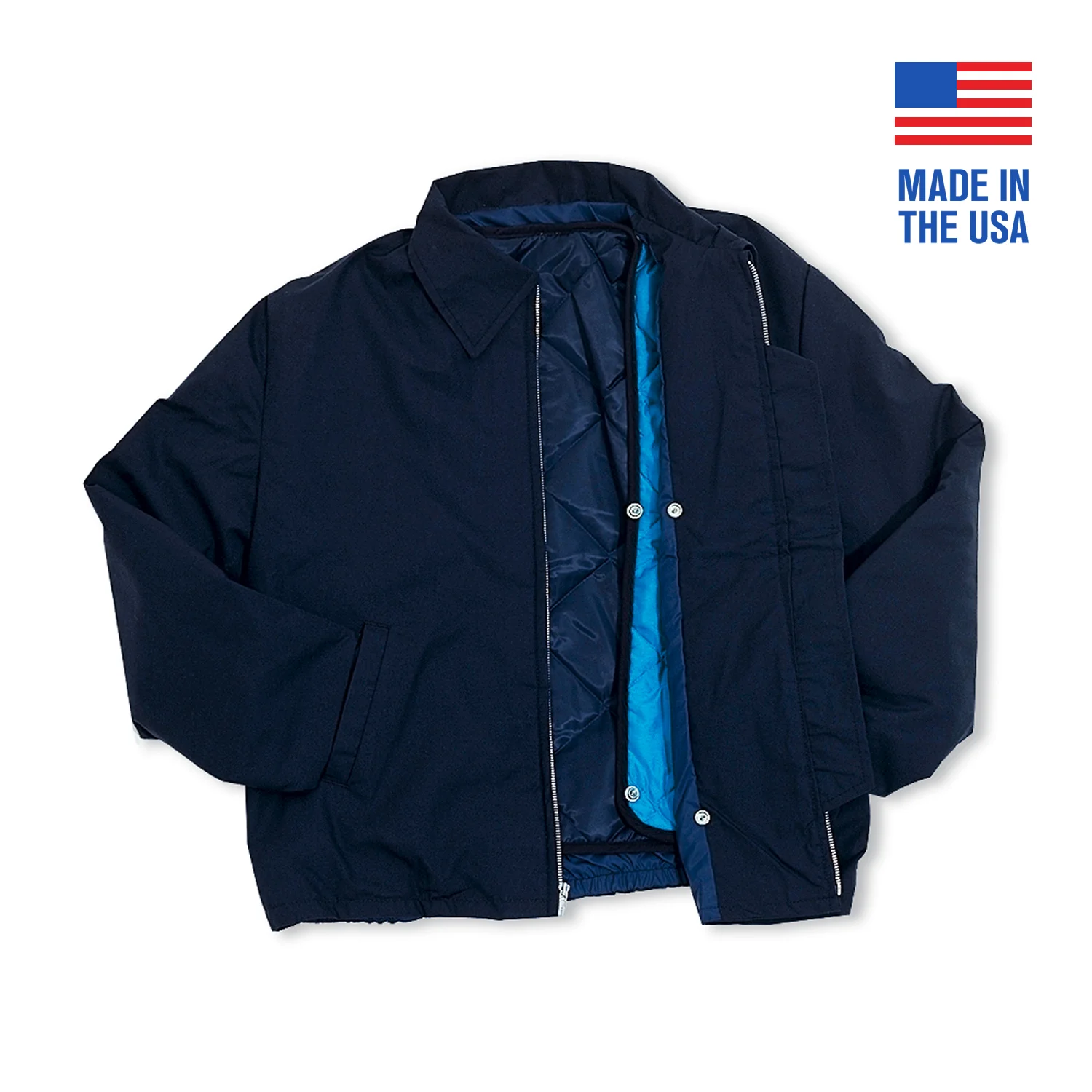 Style 6080 · Poplin Jacket with Snap-Out Liner