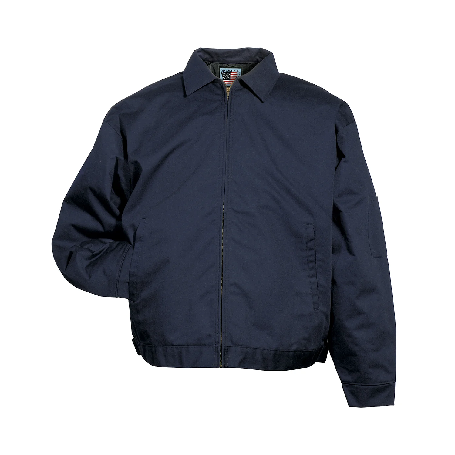 Style J22 · Twill Jacket with Adjustable Waistband, Imported