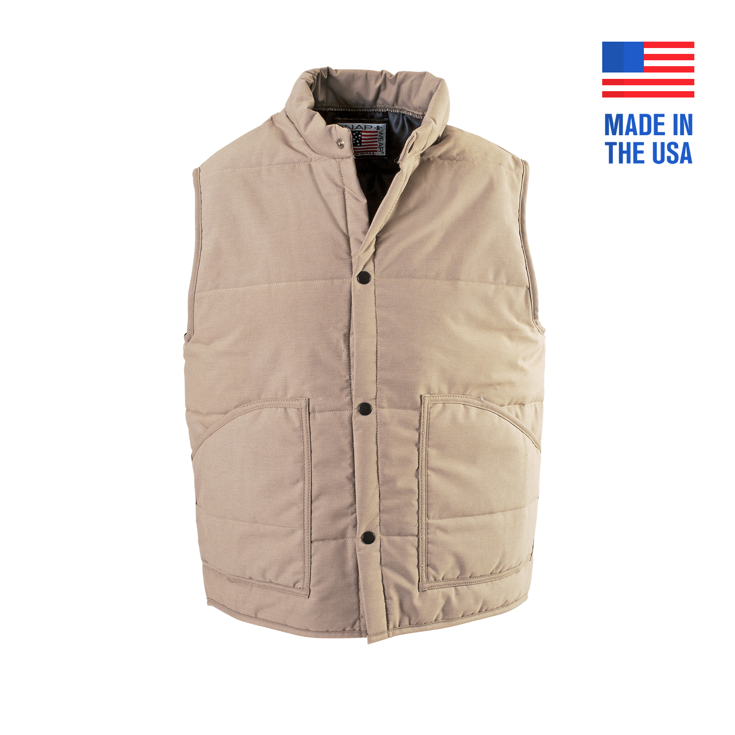 Insulated Vests Index — SNAP'N'WEAR