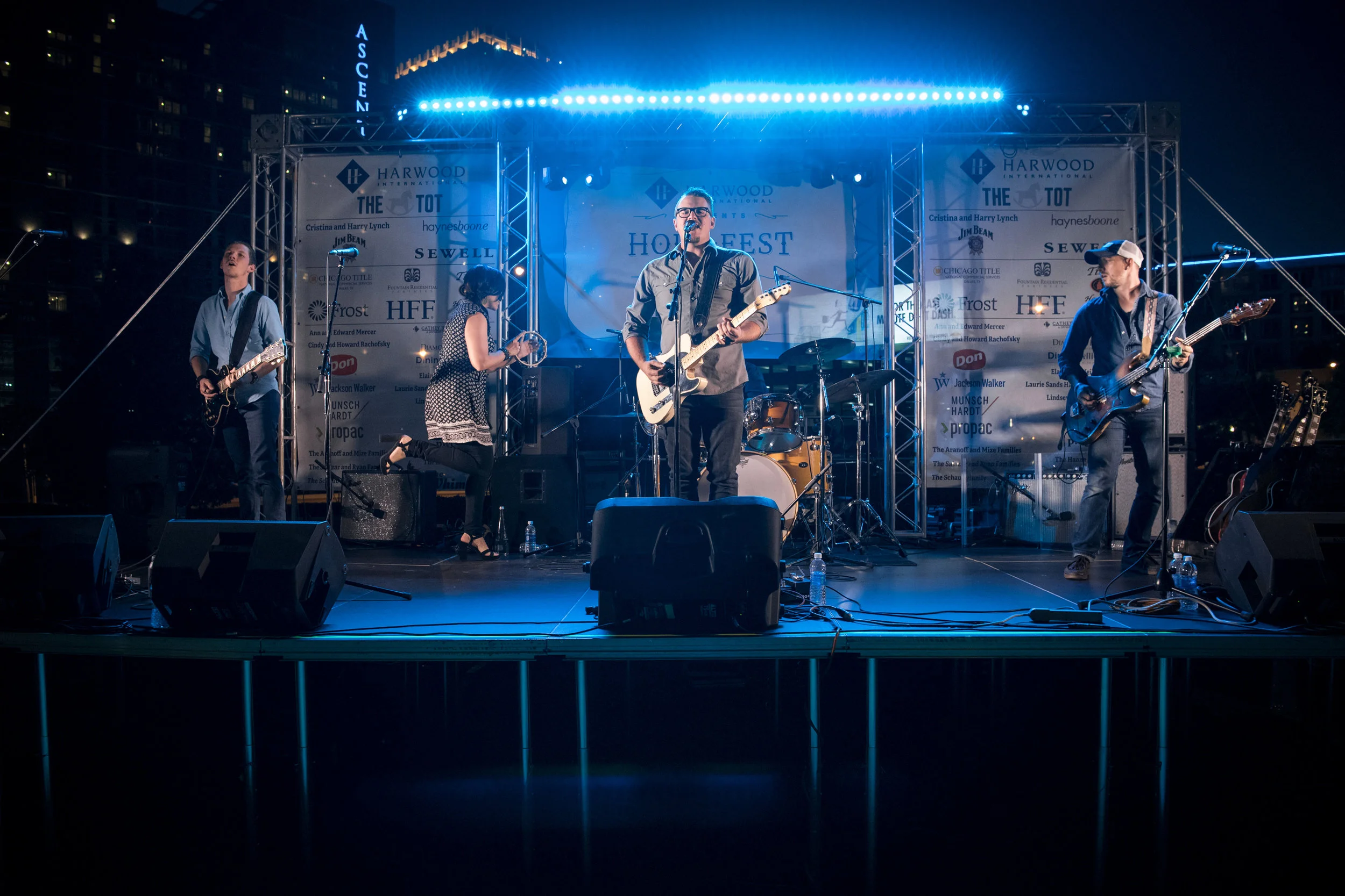 Copy of Headlining act Josh Weathers performing on The Tot stage at Hope Fest: Live from HARWOOD.
