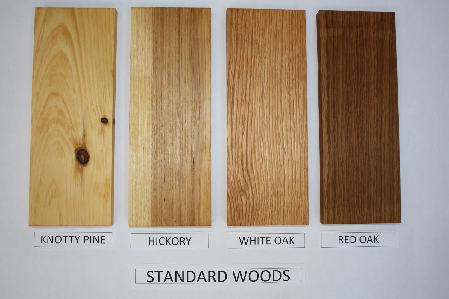Standard Wood Types