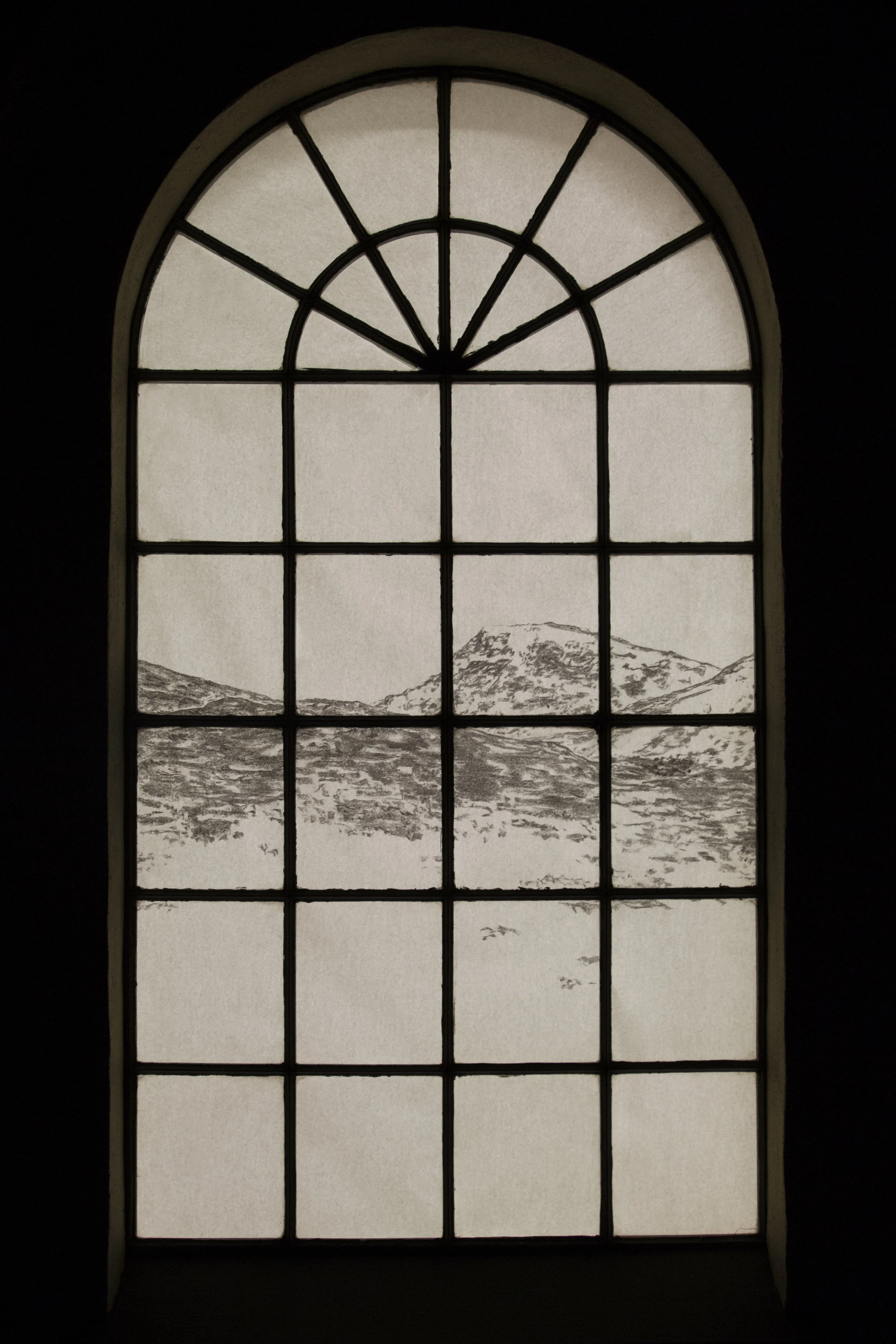  Detail of "Light is Moving/In the Silent I" Project space Helium, Fredrikstad 