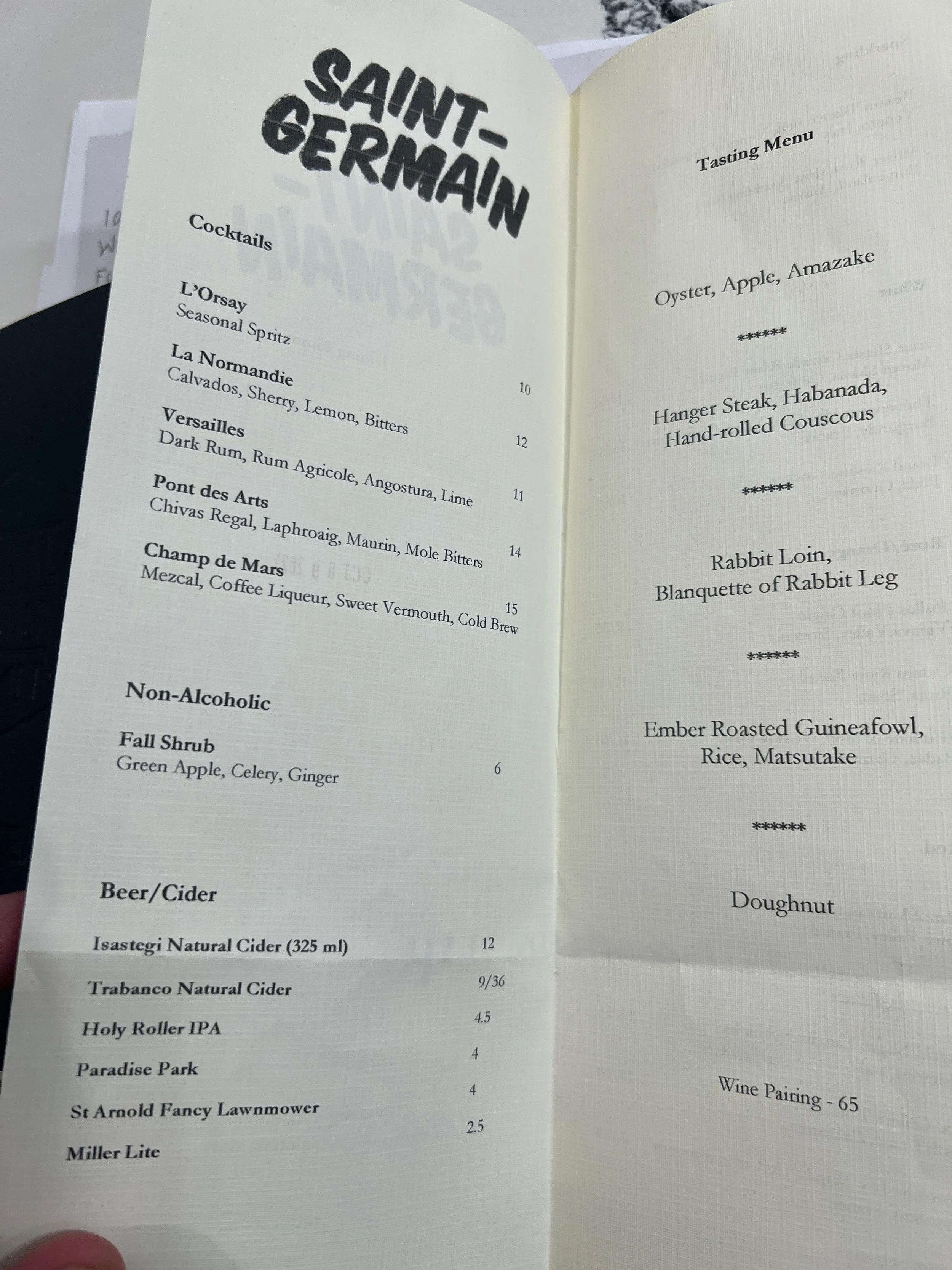 A Night to (Almost) Forget: Rediscovering My Meal at Saint-Germain