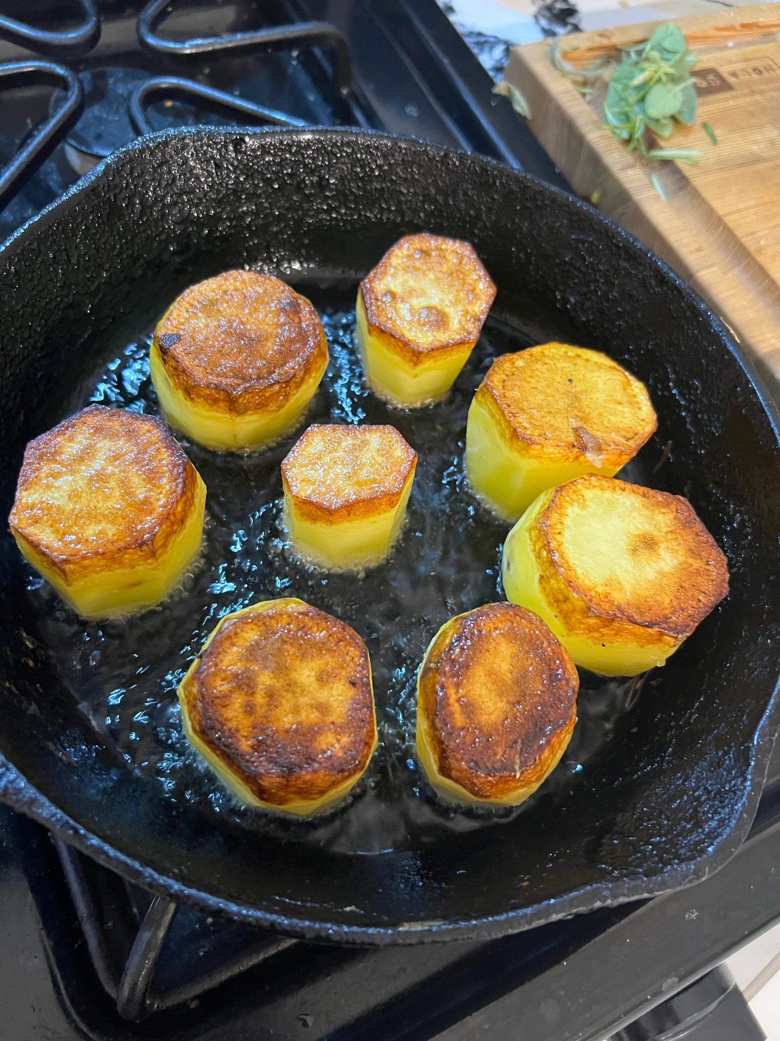 Making Fondant Potatoes