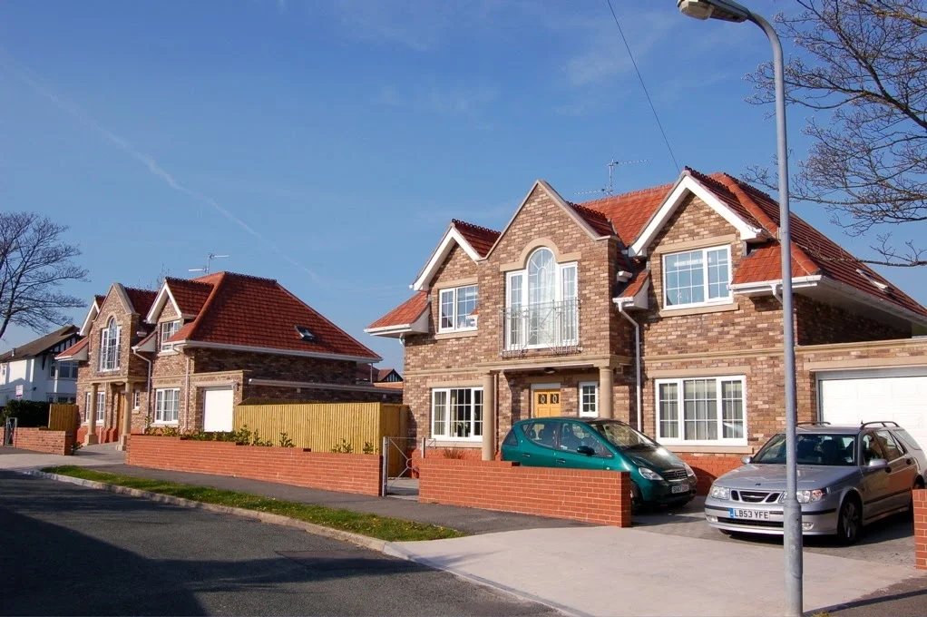 2 New build houses Penarth, 2006