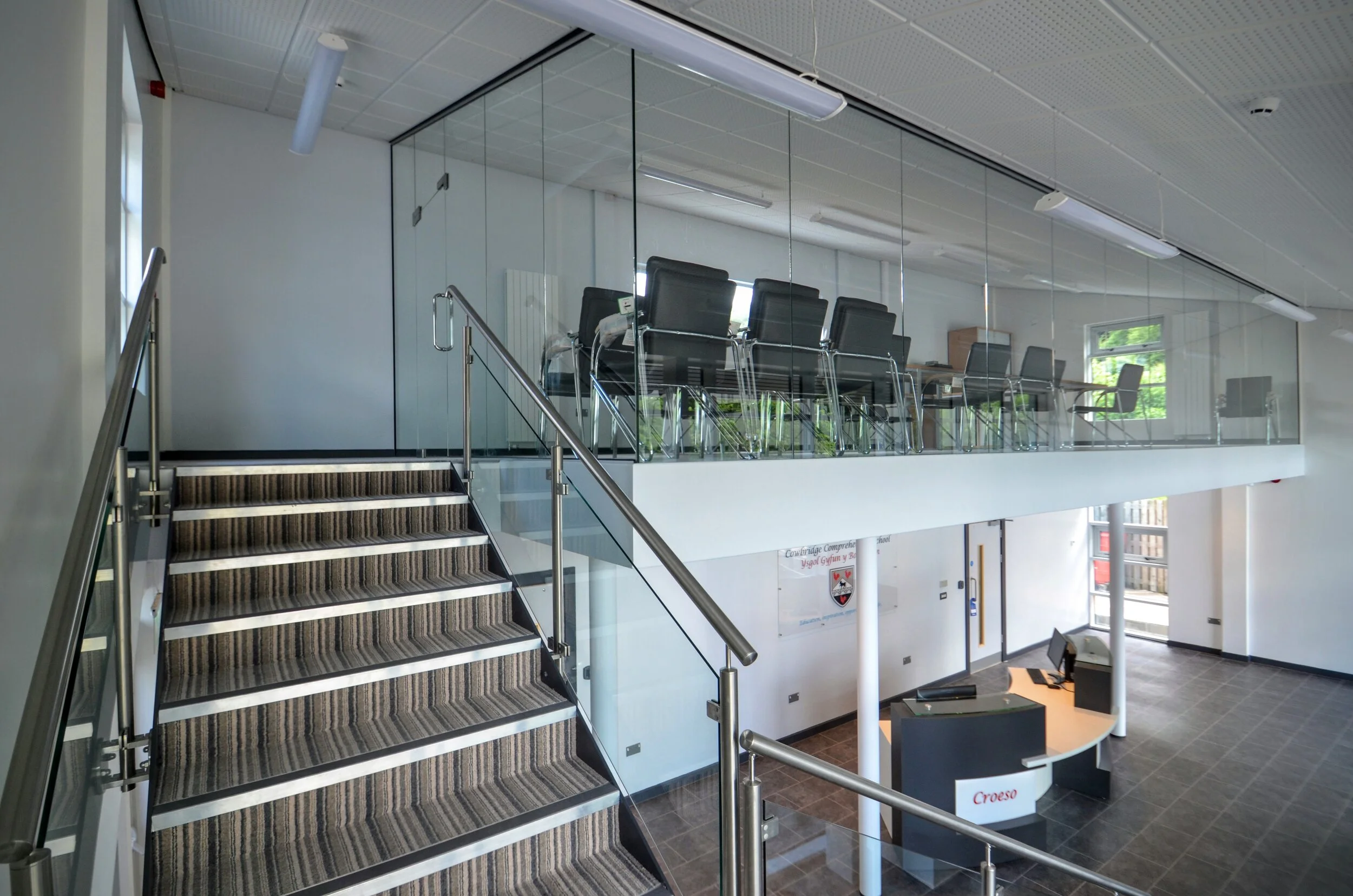School reception and meeting room