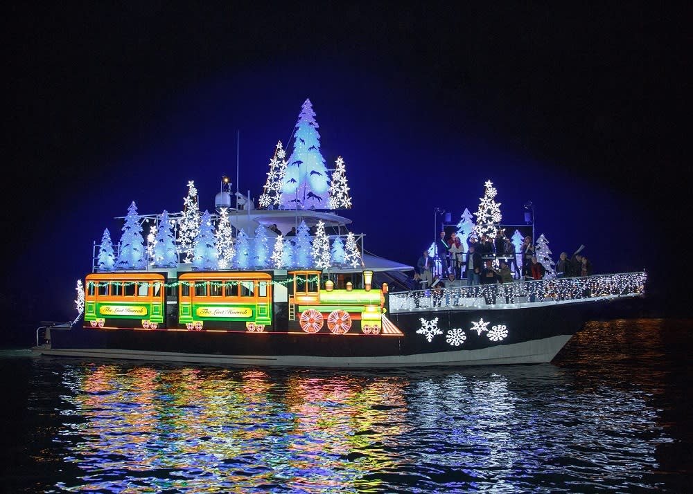 Boat Parade in Newport Beach