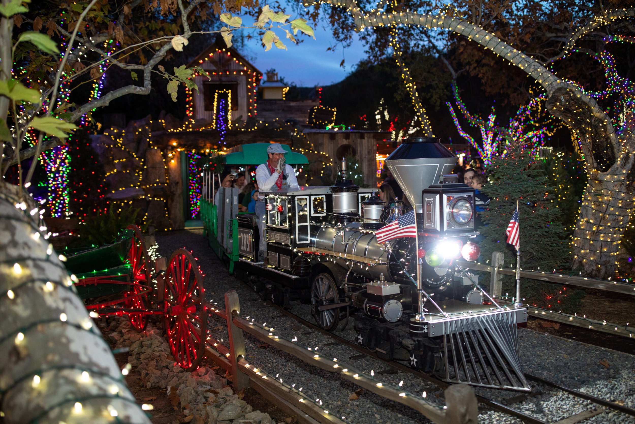 Christmas Train at Irvine Park