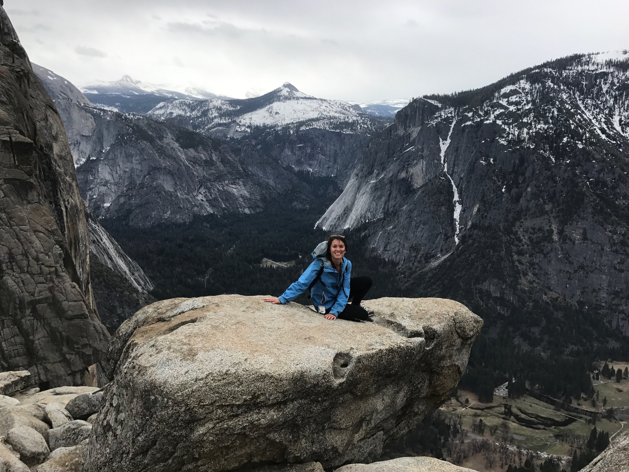  Top of Yosemite Falls (this was a big deal because I’m afraid of heights, guys) 