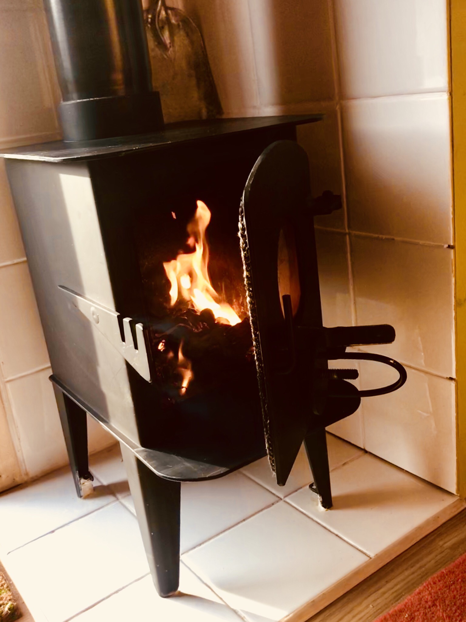 How to (Safely) Install a Wood Burning Stove in Your Converted Rig — The  Van Lifers