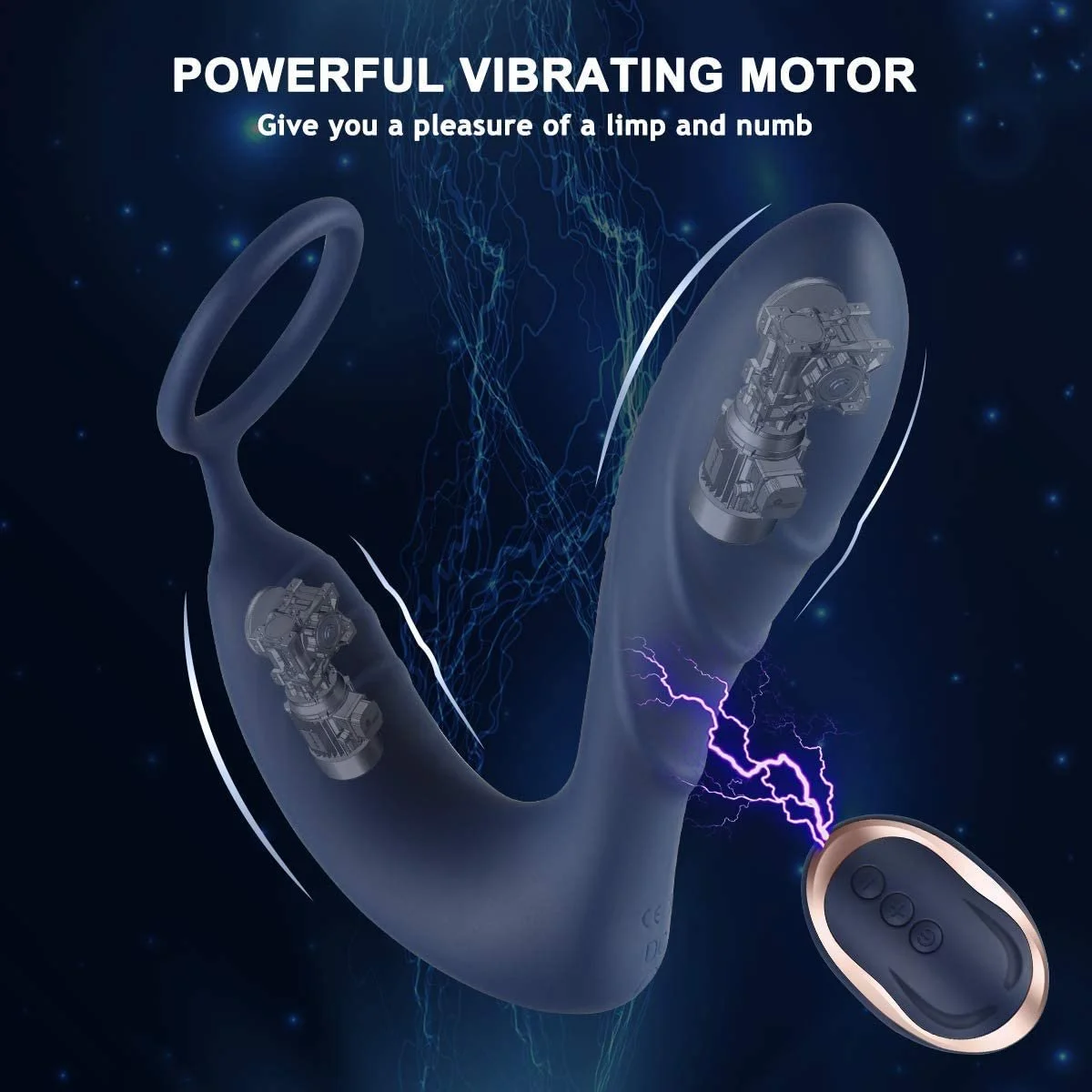 Vibrating Cock Ring Prostate Massager NISE Vibrating Cock Ring Prostate Massager NISE