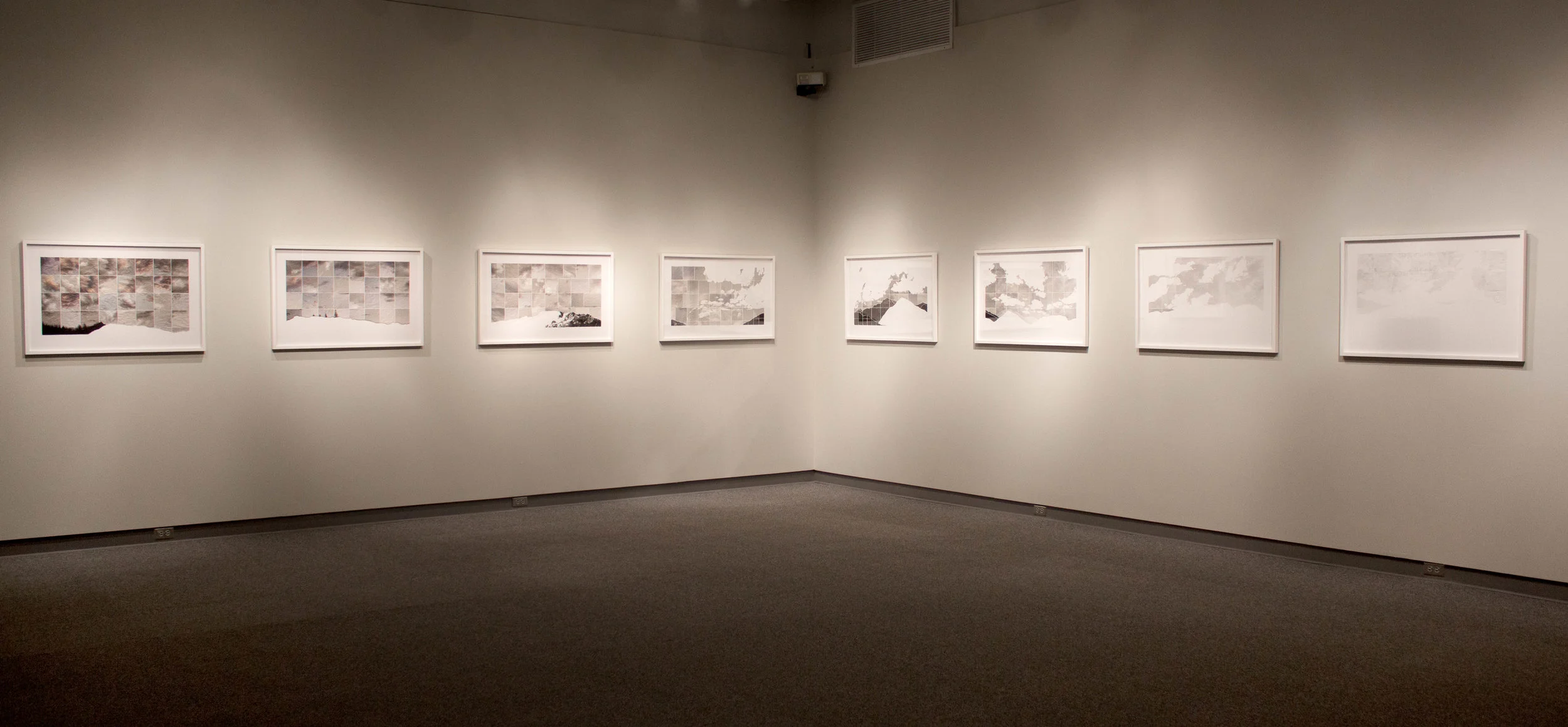 Locating Memory I – VIII, Installation View