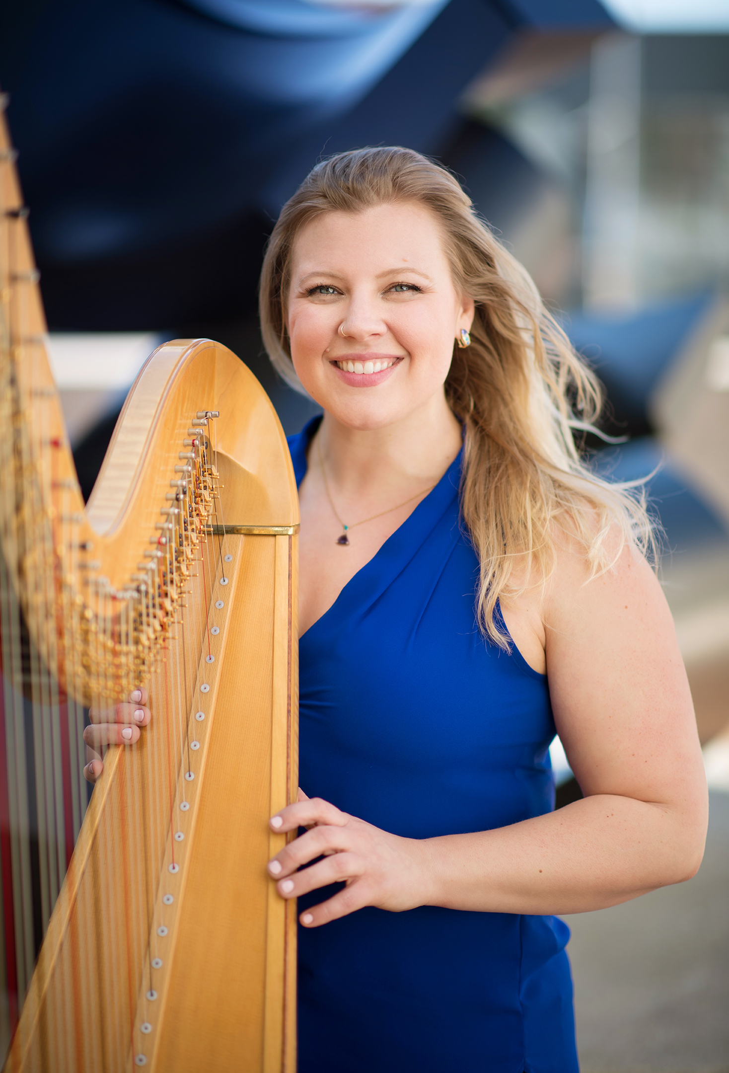 Meredith Clark, harp
