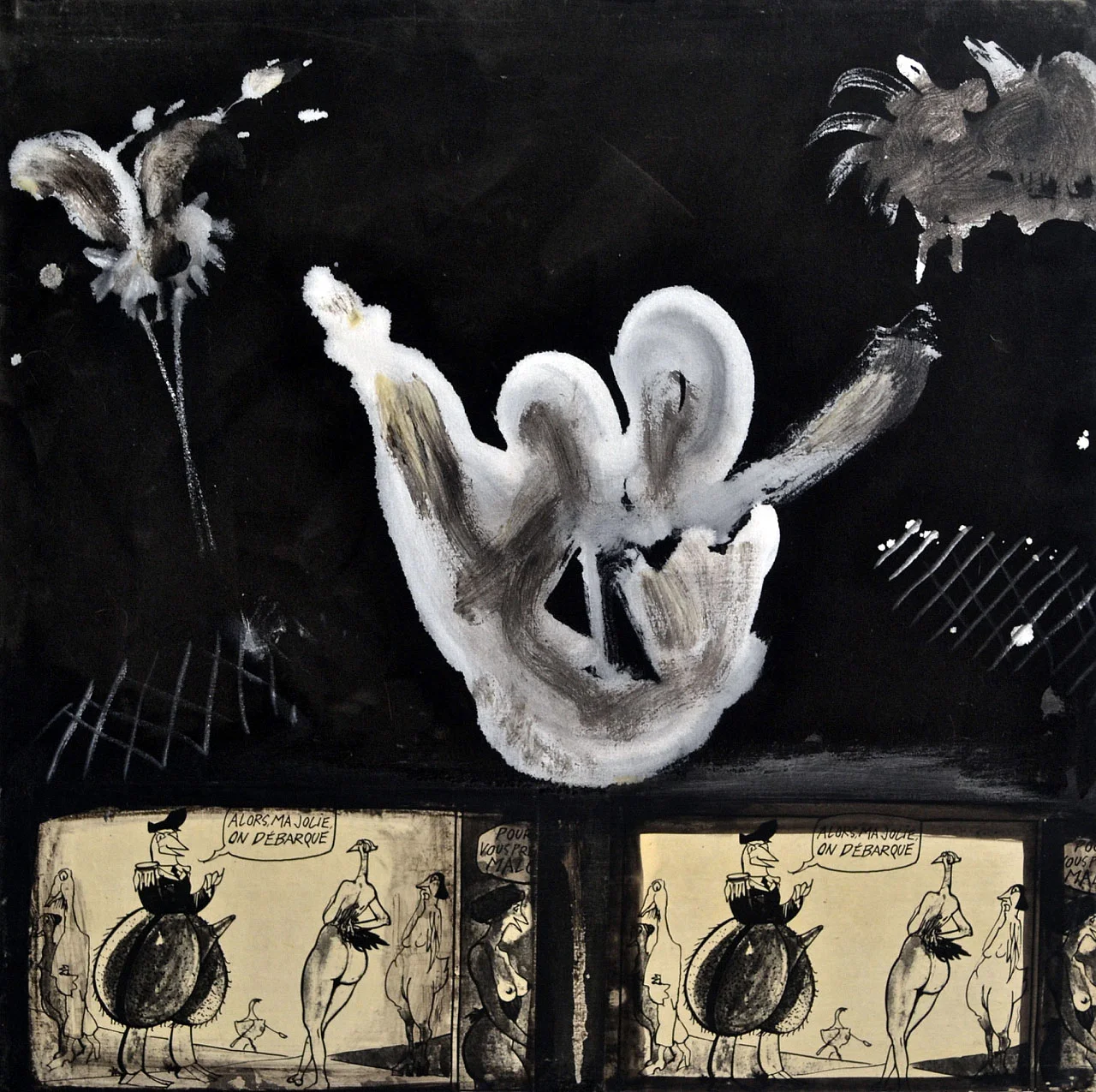 1989 acrylic on canvas, 30 x 30