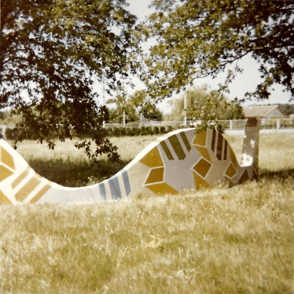   Mosaic,&nbsp; College Aulnay Sous Bois, Paris, France, 1966 &nbsp;&nbsp; 