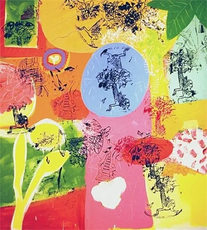 Meet Me Under The Tree, 2010, 58 x 64"