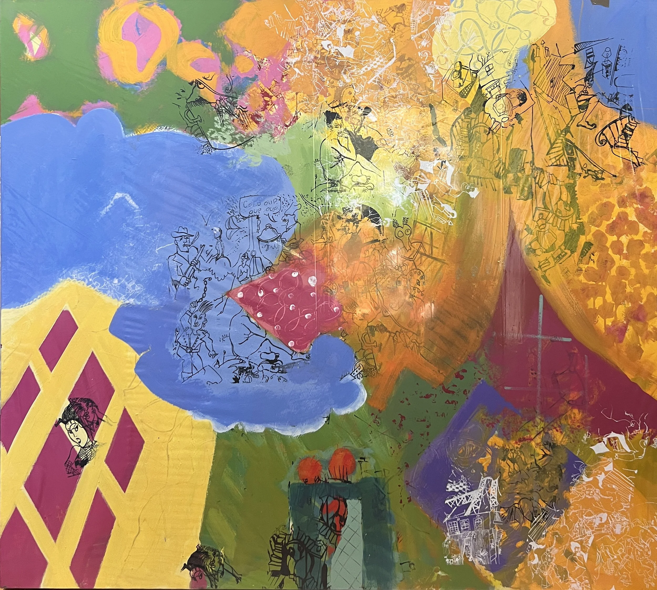 Le Déjeuner Sur L’Herbe, 2007, 58 x 64