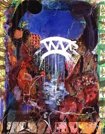 The Bridge, 96x75inches. 1988