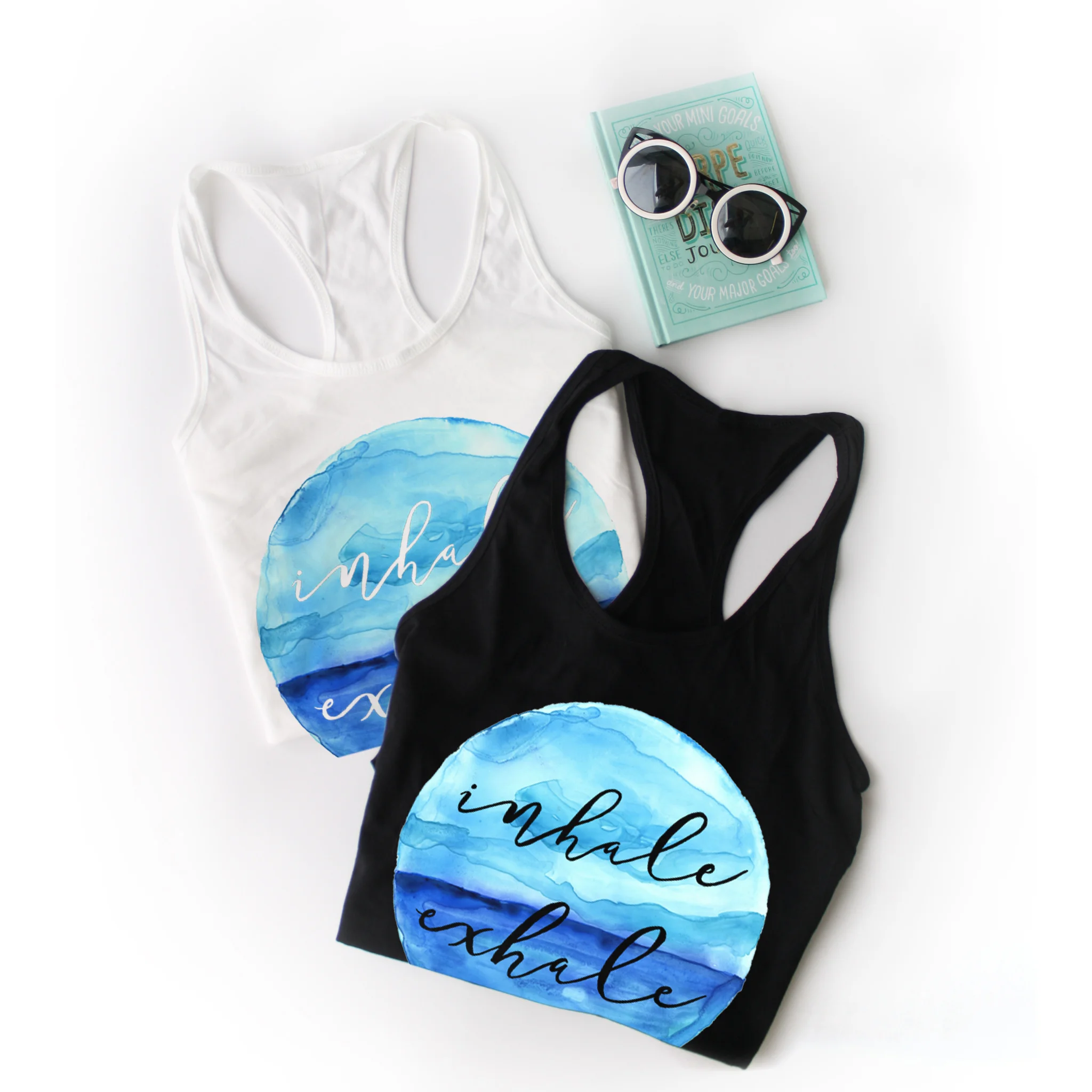 Inhale Exhale Racerback Tank