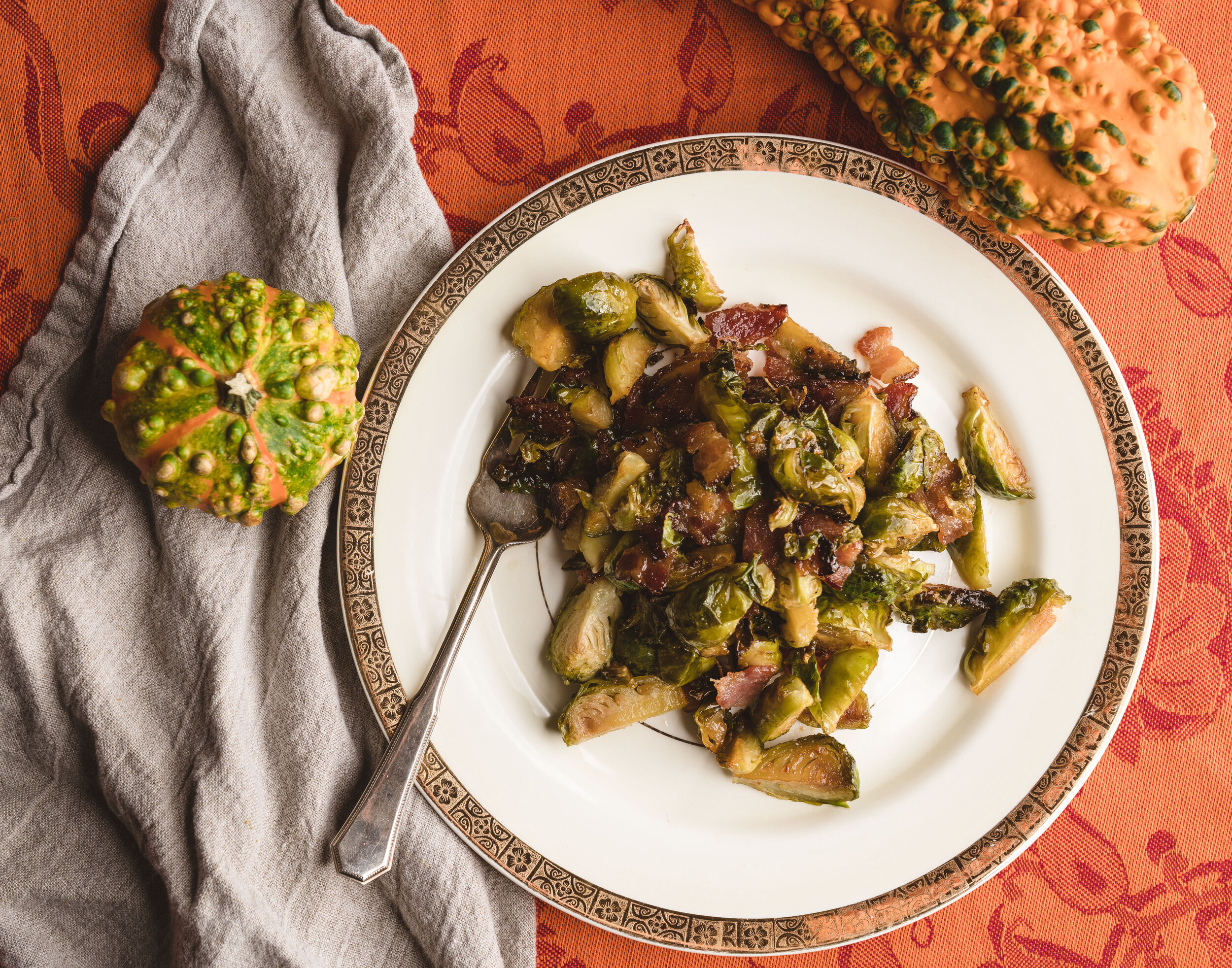 Maple Roasted Brussel Sprouts