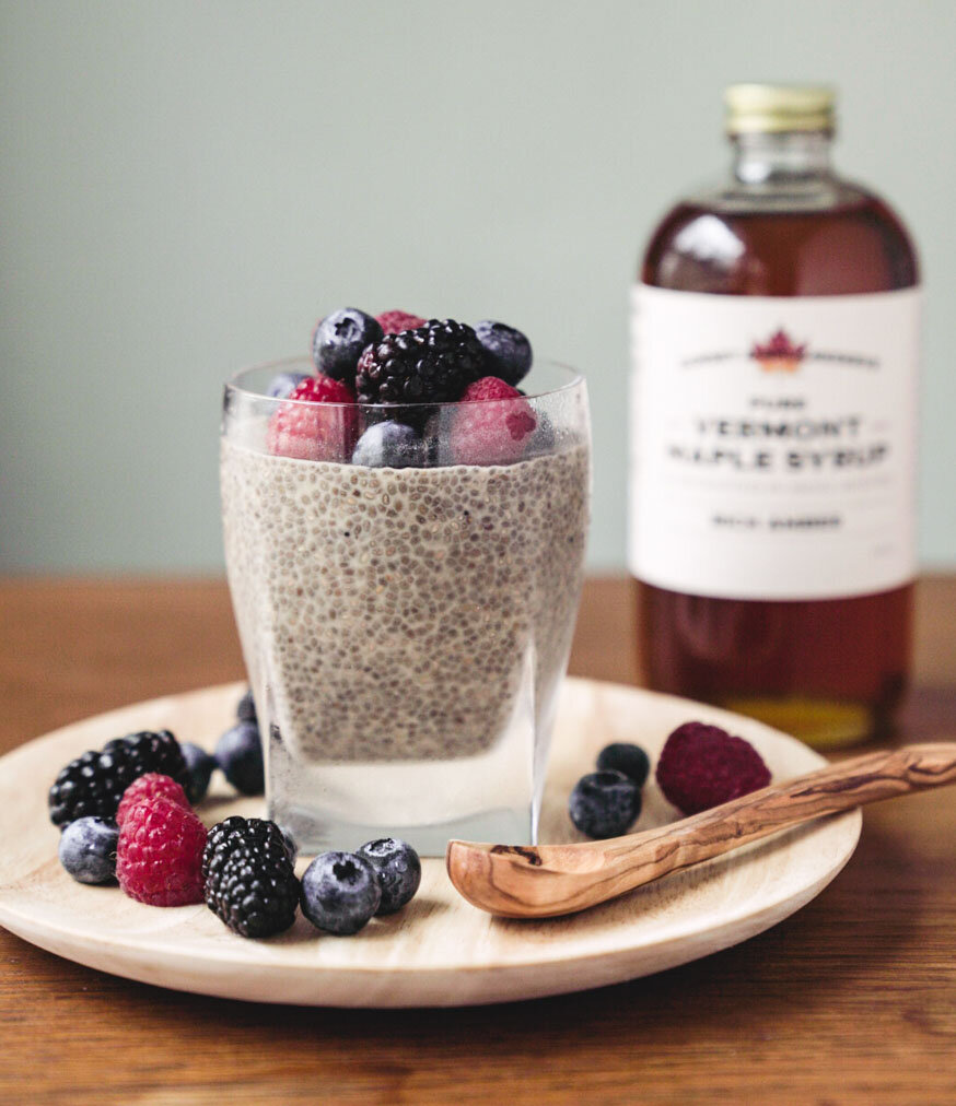 Maple Lavender Chia Pudding