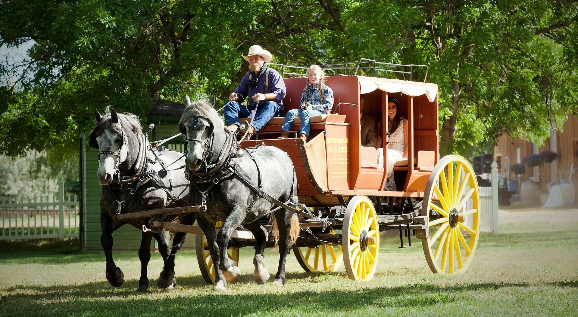 The historic Southern Overland Stagecoach.