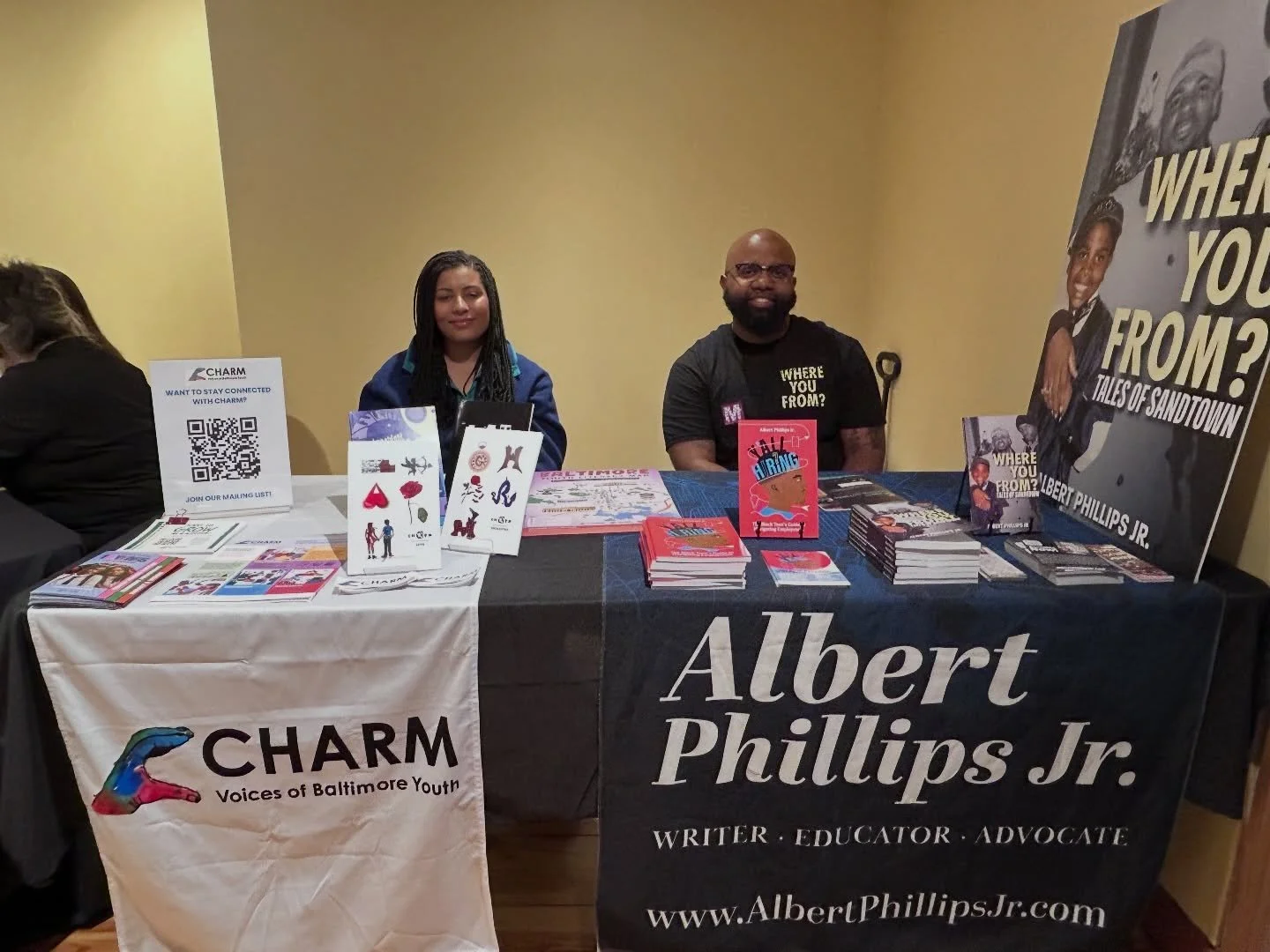 This weekend, CHARM brought youth storytelling to life at the @citylitproject, CityLit Festival! 🌟

From a Flash Fiction workshop led by Maddison to the Baltimore Youth Literary Map on full display, it was all about amplifying Baltimore&rsquo;s youn