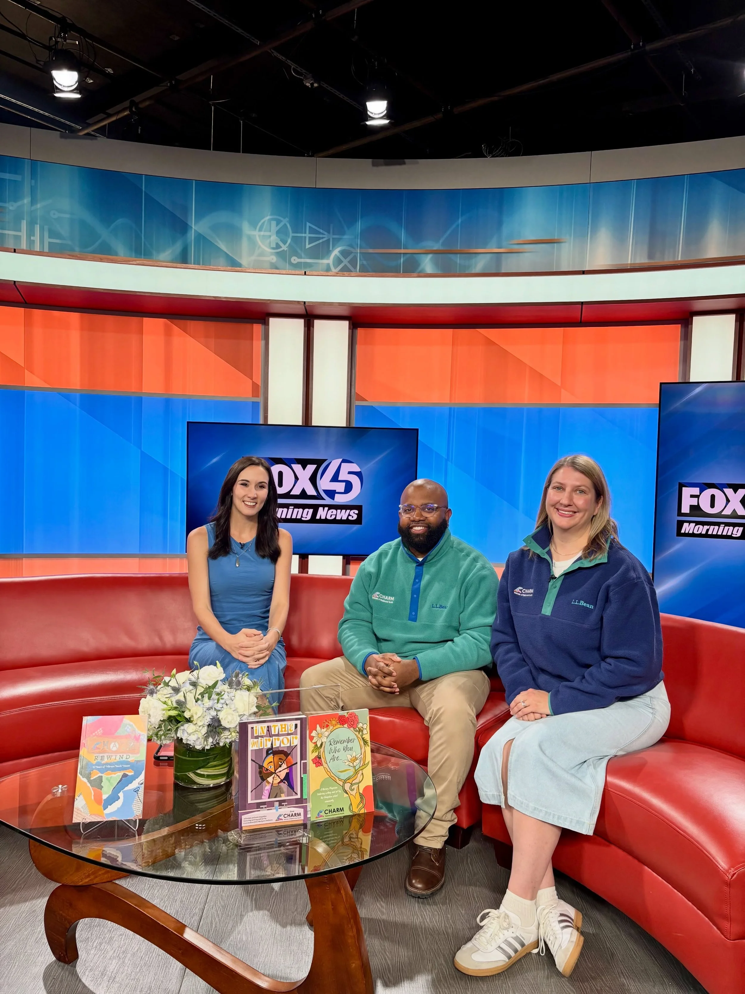 Did you catch us on the news? 

@foxbaltimore featured CHARM for Get Caught Reading Month! We talked about the School Magazine Club publications, our upcoming launch party, and how we help students become published authors. 

Watch the whole segment 