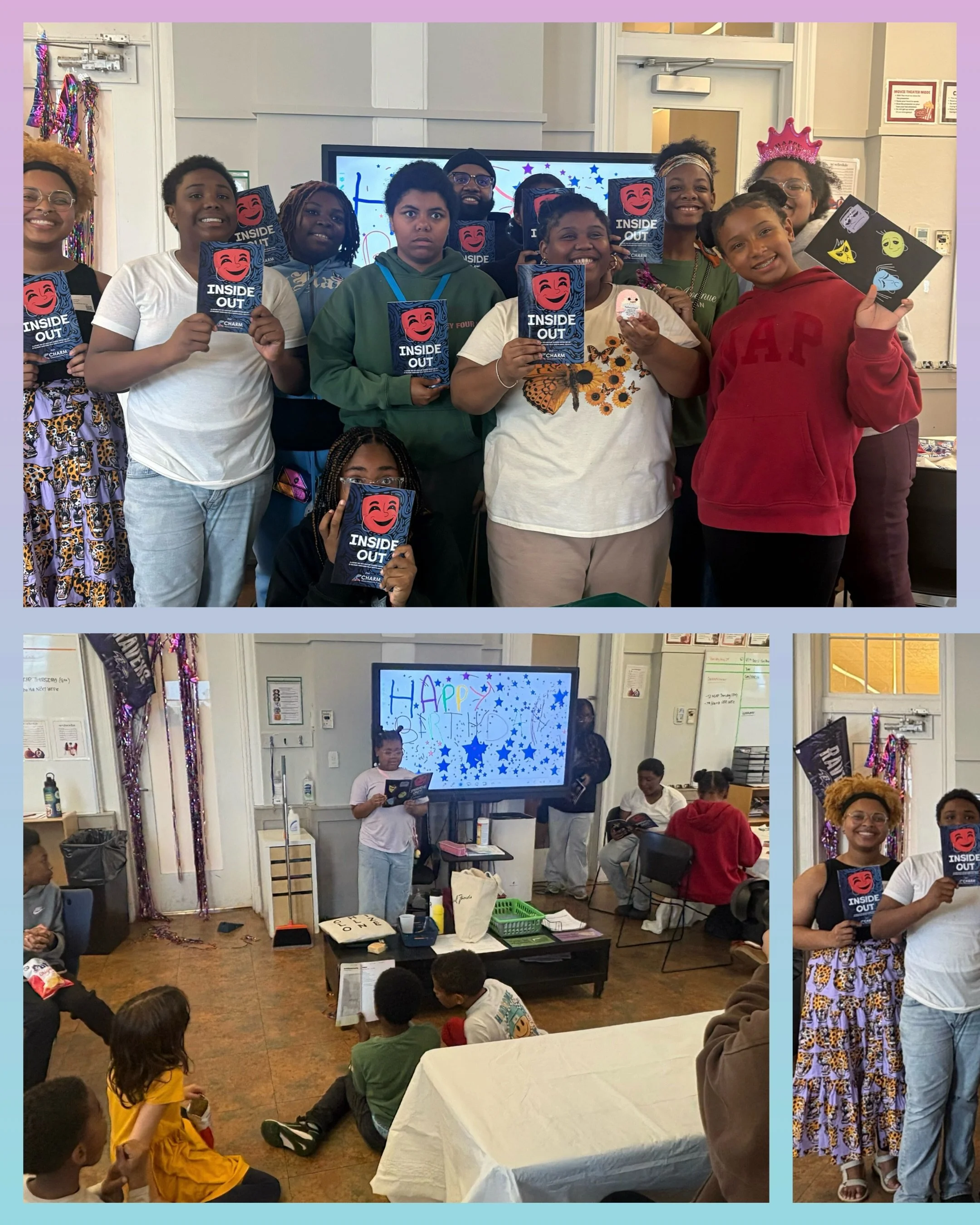 Students at @baltimoremontessoripublic celebrated the launch of this year&rsquo;s School Magazine Club publication, Inside Out. It was centered around a theme they chose themselves: emotions. Through writing and artwork, students explored a wide rang