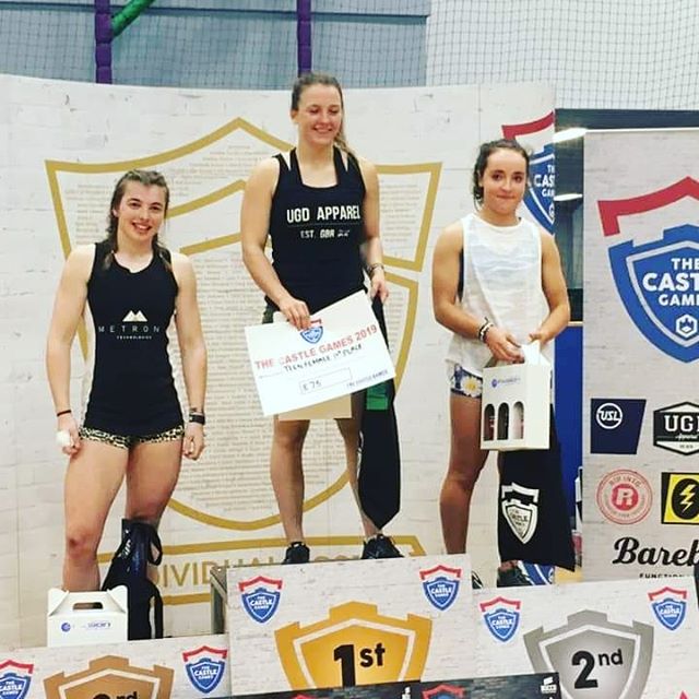 Congratulations to @_sophiafrey for winning the @thecastlegames teenager category yesterday, keeping the win streak going 💪💪#cfsunderland #teenchamp