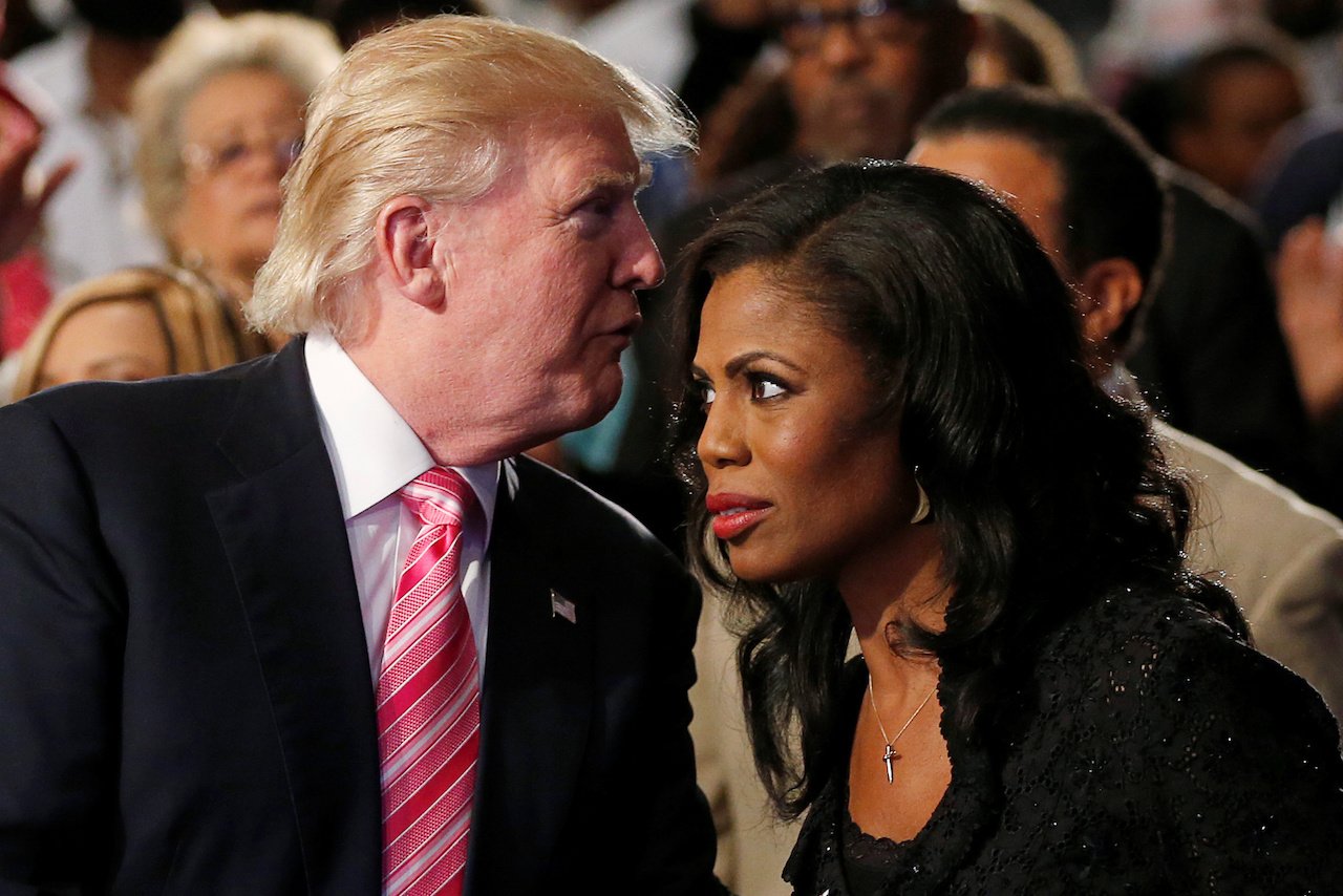 Omarosa and Trump, photo via Reuters