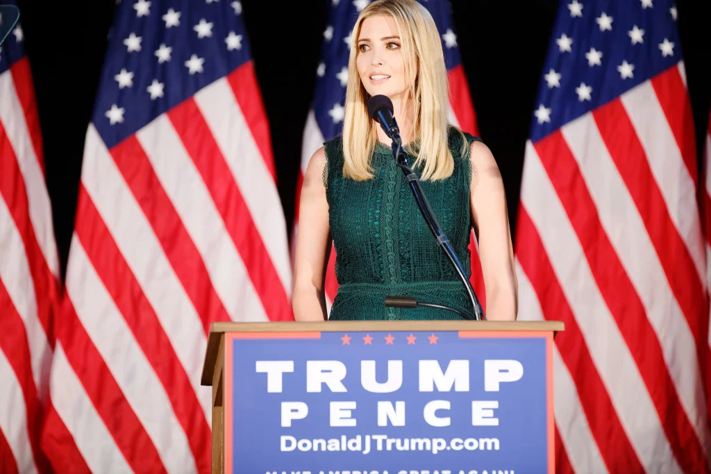Ivanka Trump during the campaign trial. Photo via Thought Catalog. 
