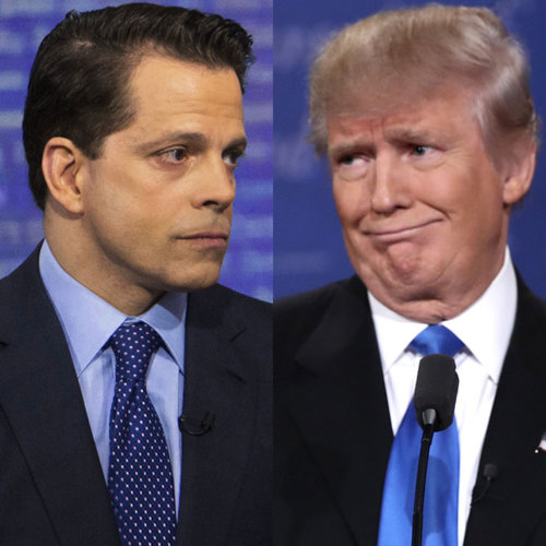 Scaramucci and Trump, photo via NY Mag