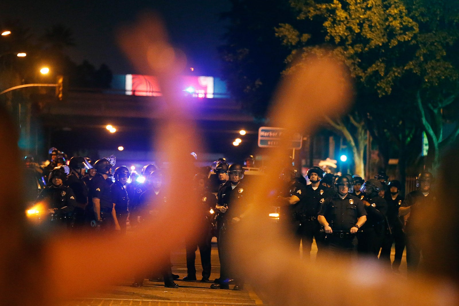 peaceful protest in Ferguson