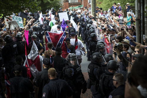 last month's KKK rally in Charlottesville