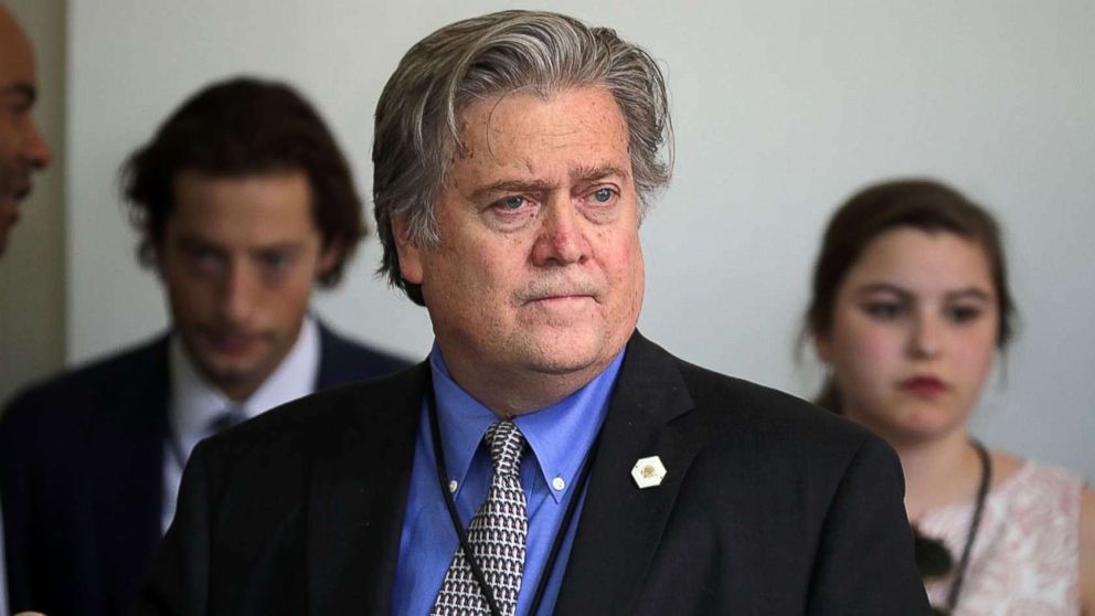 Steve Bannon, photo via CNBC